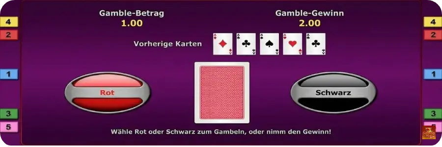 Das Risiko-Spiel Sizzling Hot deluxe