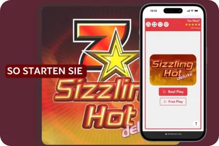 So starten Sie die Sizzling Hot Deluxe Demo